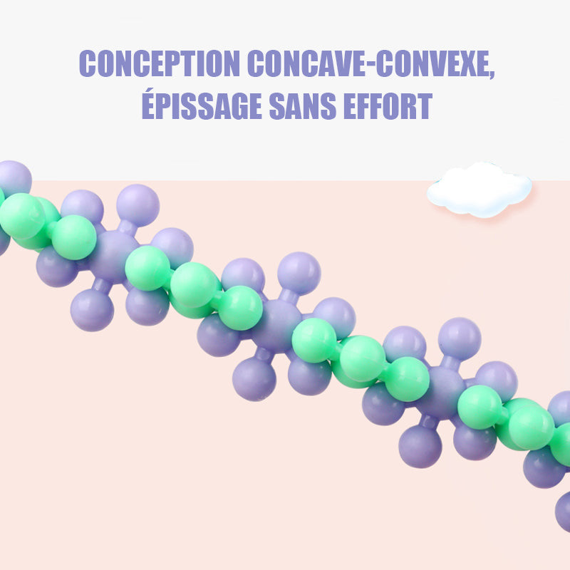 Blocs de construction en plastique solide emboîtables