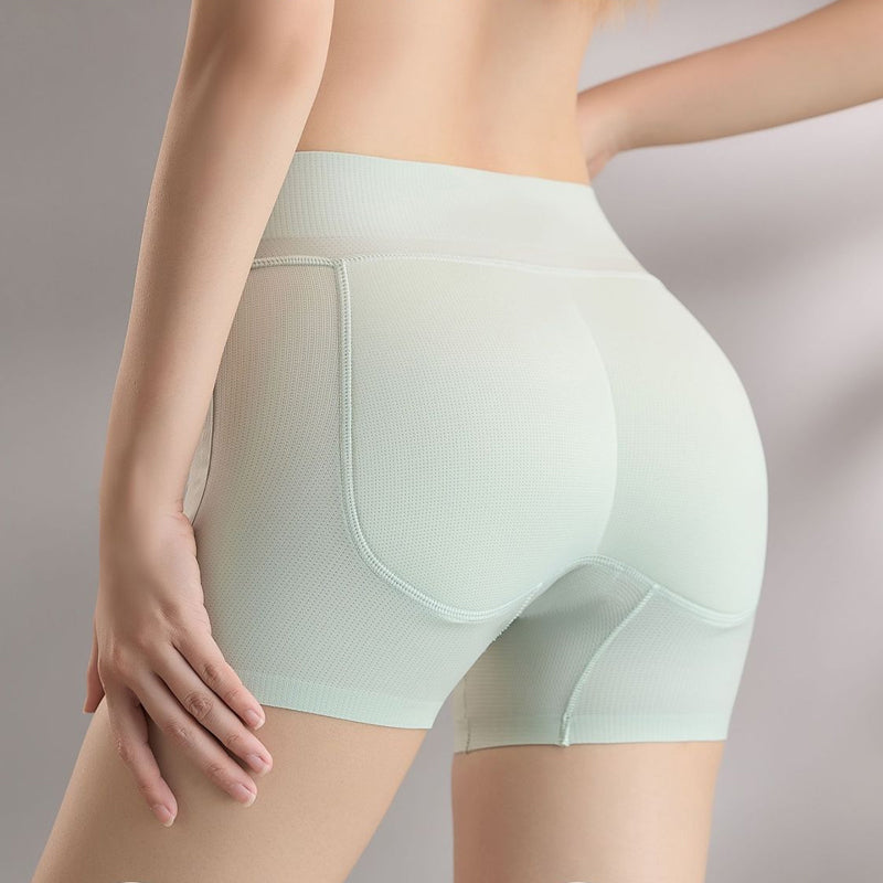 Sous-vêtements à angle carré en latex pour fausses fesses