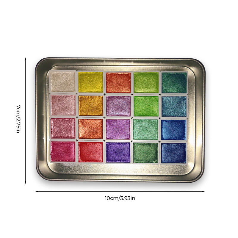 Set d'aquarelles 20 couleurs