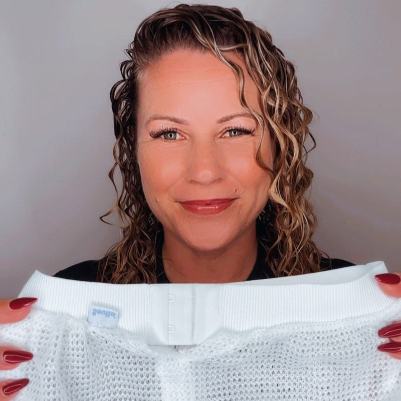 Bonnet en filet pour le séchage des cheveux bouclés