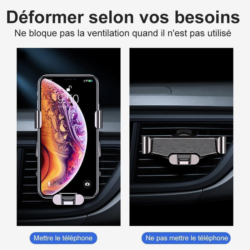 Support de téléphone de voiture gravity amélioré