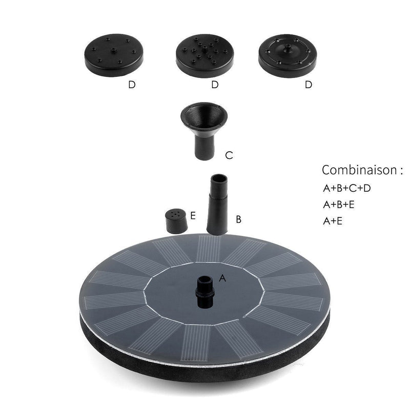 Pompe Fontaine Solaire Exterieur