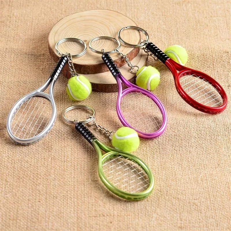 Porte-clés Mini Raquette de Tennis