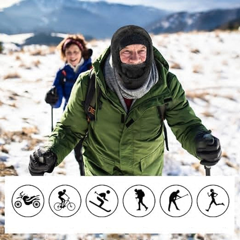 Sherpa capuchon met skimasker