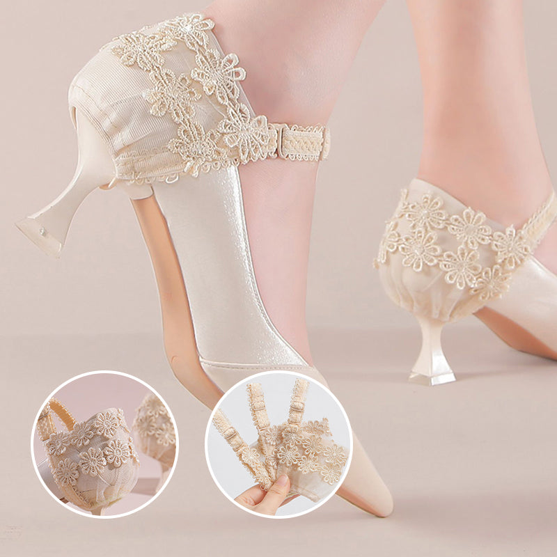 Brides de chaussures à talons hauts en dentelle (3 paires)