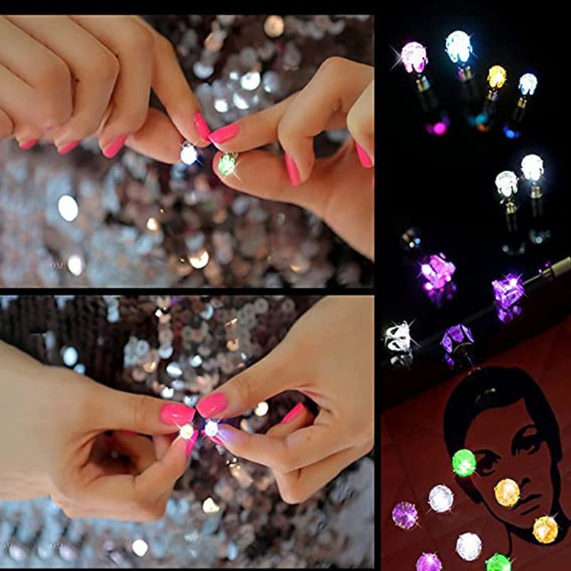 Boucles d'oreilles lumineuses LED