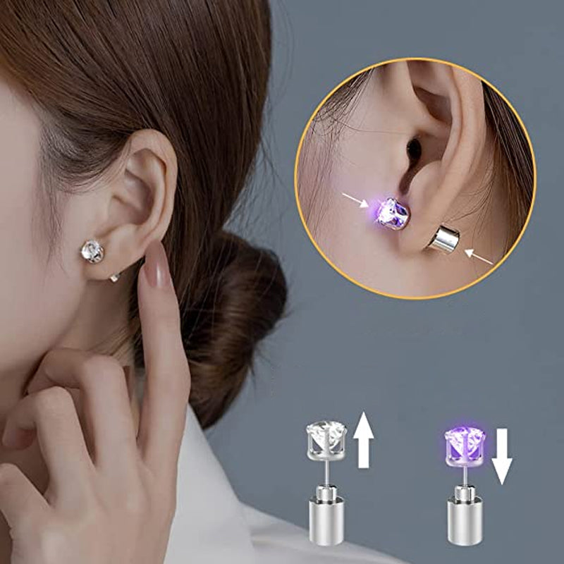 Boucles d'oreilles lumineuses LED