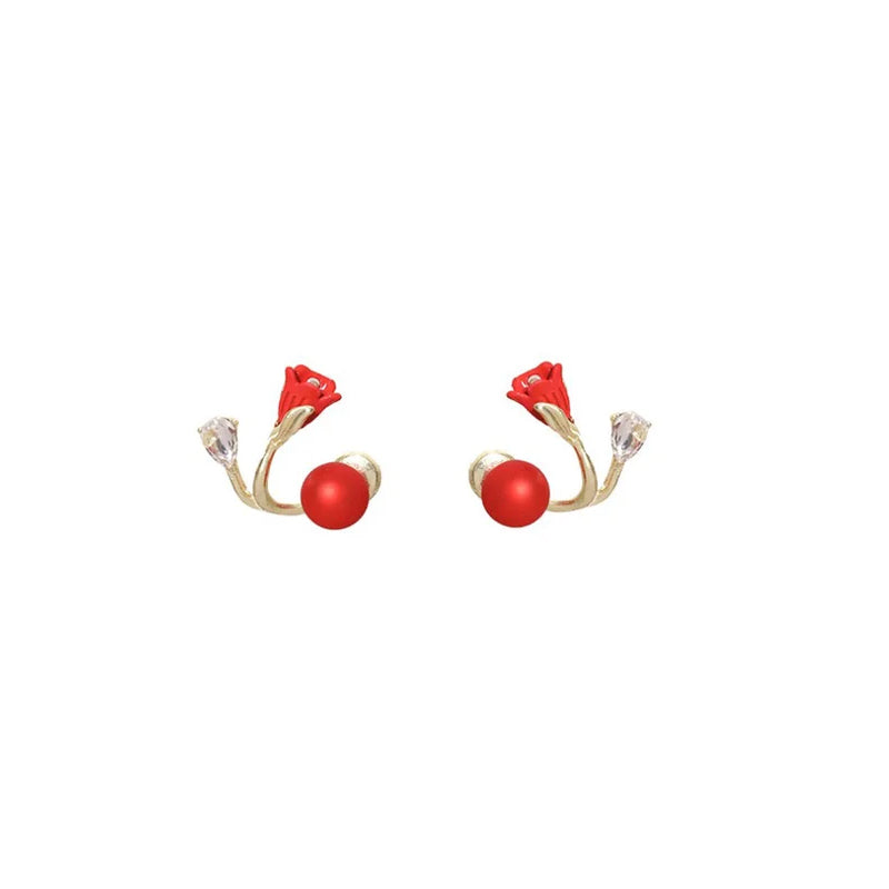 Boucles d'oreilles fleur de tulipe