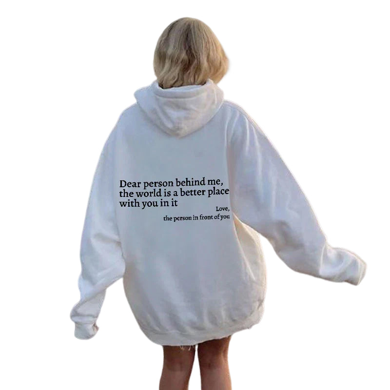 Sweat-shirt « Dear Person Behind Me »